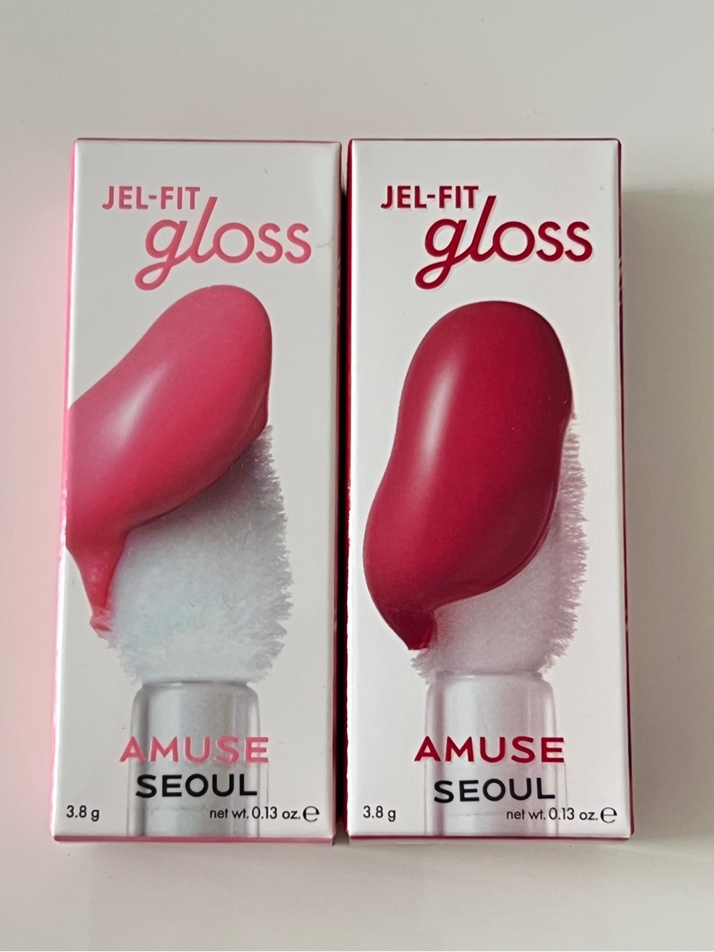 Amuse Jel Fit Gloss Bundle - 06 White Boksoonga, Caffeine Cherry